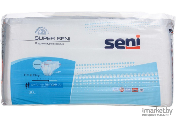 Подгузники для взрослых Seni Super Air Extra Large (30шт)