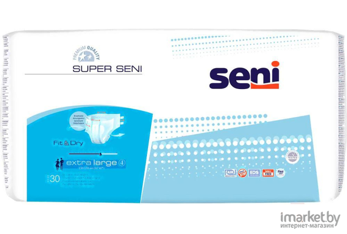 Подгузники для взрослых Seni Super Air Extra Large (30шт)