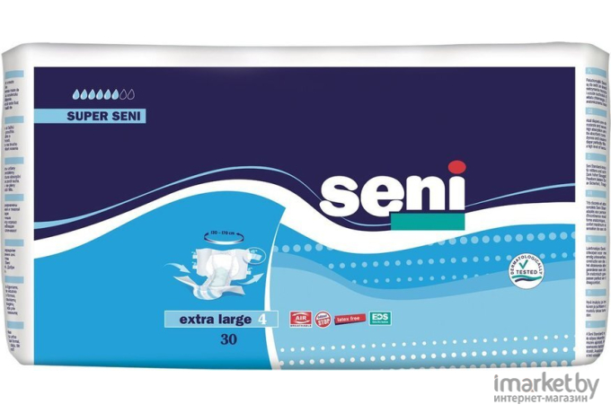 Подгузники для взрослых Seni Super Air Extra Large (30шт)