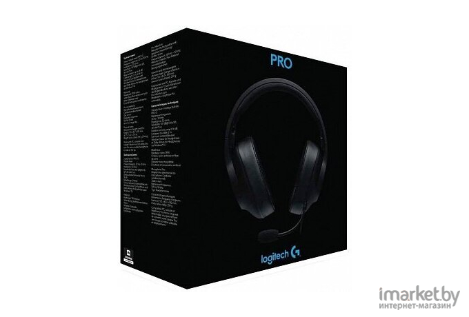 Игровые наушники Logitech G PRO Gaming Headset Black [981-000721]