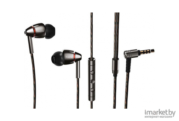 Наушники 1More Quad Driver In-Ear серый [E1010]