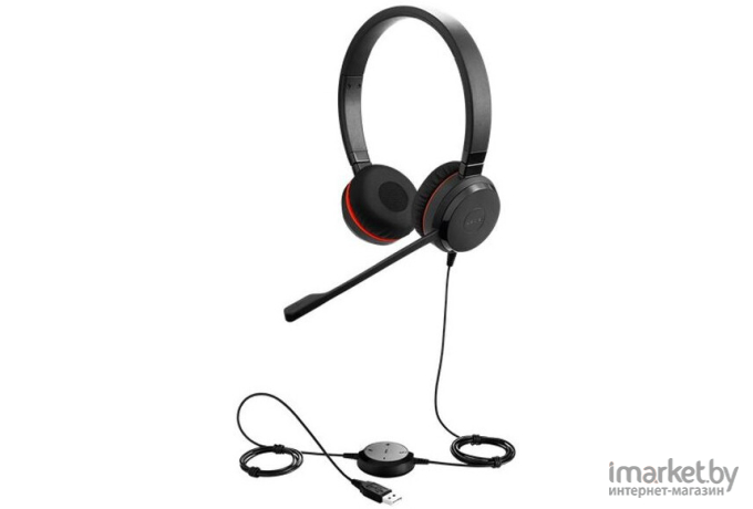 Наушники с микрофоном Jabra EVOLVE 20 SE, Stereo, MS [4999-823-309] Основные особенности гарнитуры Jabra EVOLVE 20 MS Stereo