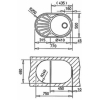 Кухонная мойка TEKA DR 77 1B 1D (40127303)