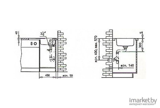 Кухонная мойка TEKA DR 77 1B 1D (40127303)