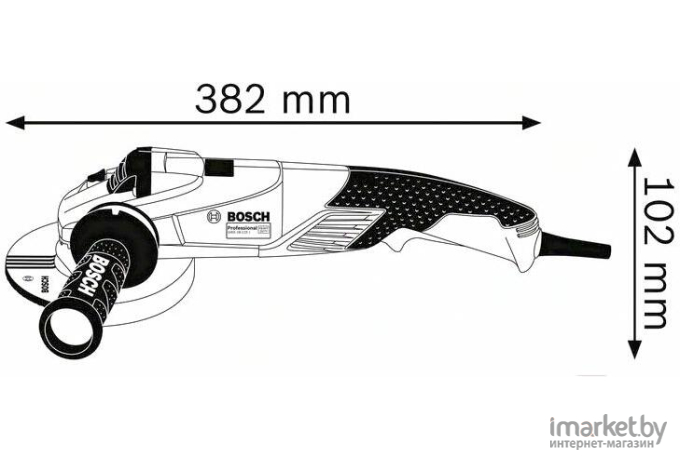 Профессиональная угловая шлифмашина Bosch GWS 18-125 L Professional (0.601.7A3.000)