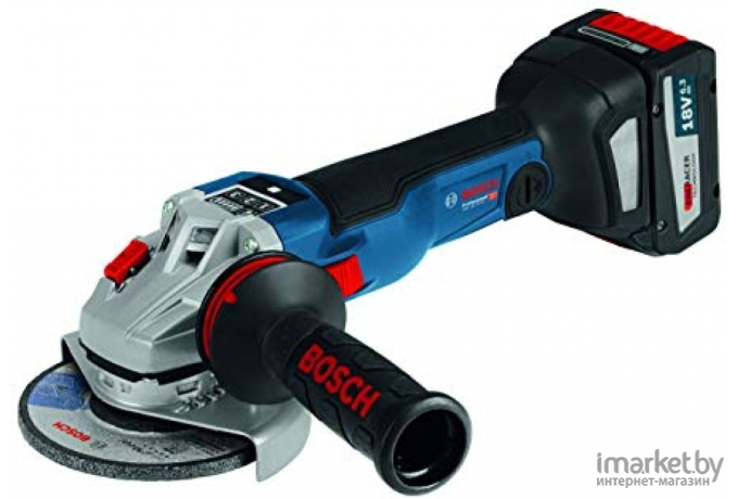 Профессиональная угловая шлифмашина Bosch GWS 18-125 L Professional (0.601.7A3.000)