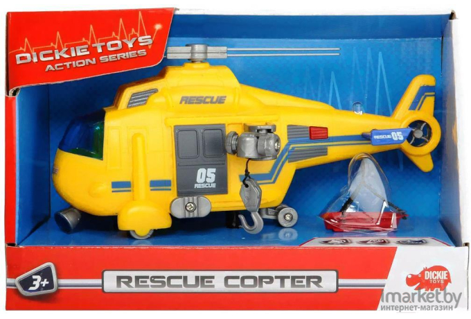 Вертолет игрушечный Dickie Спасательный вертолет / 203302003