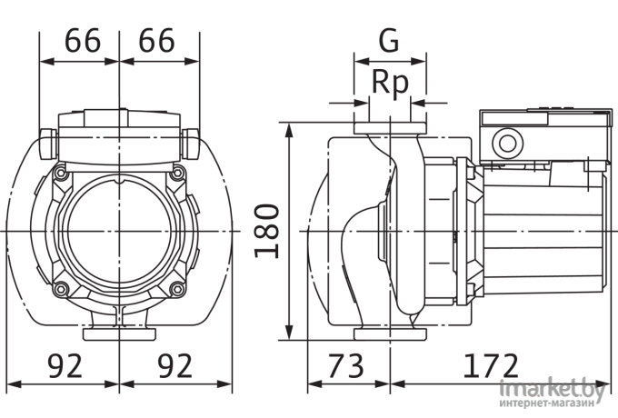 Насос Wilo TOP-S 25/13 (1~230 V, PN 10)