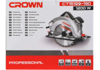 Дисковая пила CROWN CT15199-190