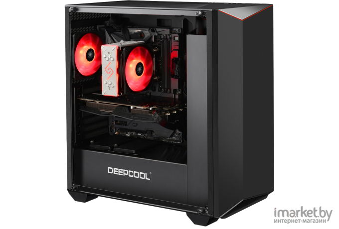 Корпус для компьютера Deepcool Earlkase V2 (DP-ATX-ERLKBK-GLSRGBV2)