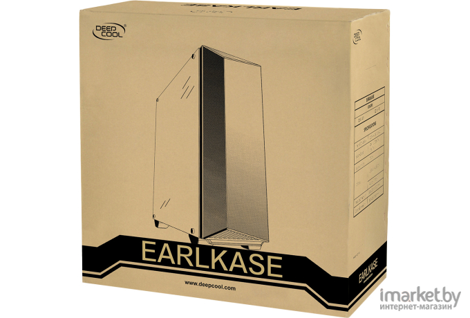 Корпус для компьютера Deepcool Earlkase V2 (DP-ATX-ERLKBK-GLSRGBV2)