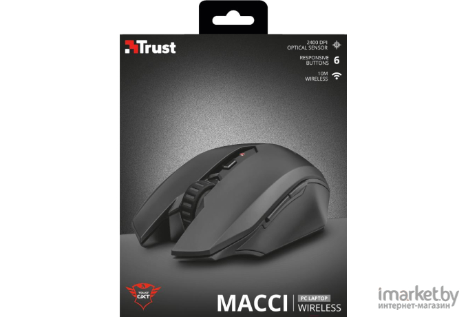 Мышь Trust GXT 115 Macci Wireless / 22417