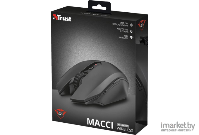 Мышь Trust GXT 115 Macci Wireless / 22417