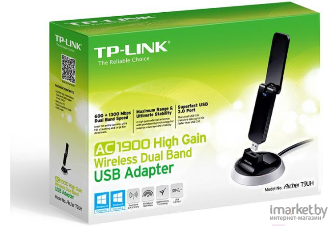 Адаптер Wi-Fi TP-Link Archer T9UH [USB 2.0]