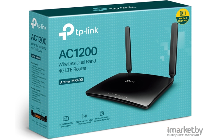 Беспроводной маршрутизатор TP-Link Archer MR400 v3.0