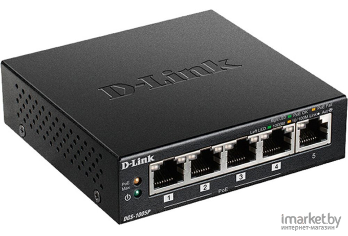 Коммутатор D-Link DGS-1005P/A1A