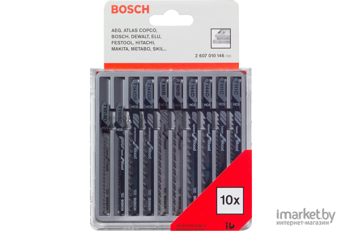 Набор оснастки Bosch 2.607.010.146 (10 предметов)