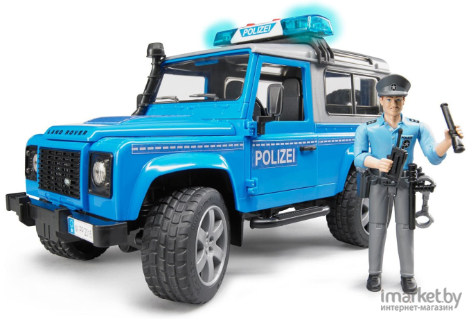 Автомобиль игрушечный Bruder Land Rover Defender Station Wagon 02-597