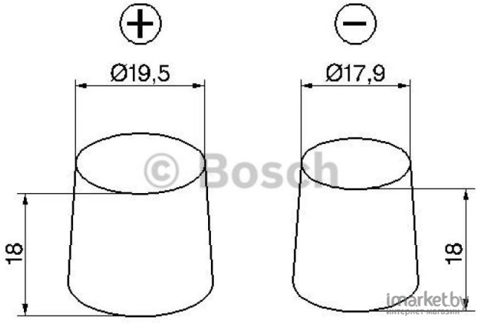 Автомобильный аккумулятор Bosch S3 013 590 122 072 / 0092S30130 (90 А/ч)