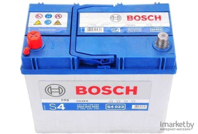 Автомобильный аккумулятор Bosch S4 023 545 158 033 / 0092S40230 (45 А/ч)