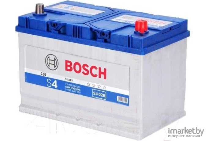 Автомобильный аккумулятор Bosch S4 028 595 404 083 JIS / 0092S40280 (95 А/ч)