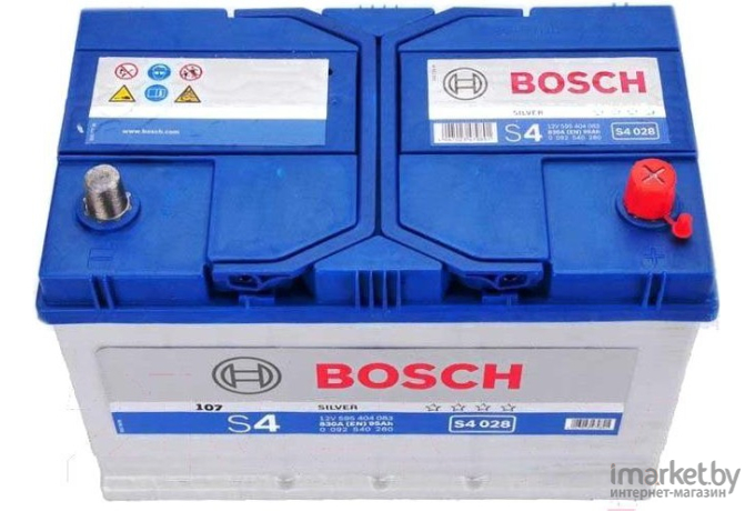 Автомобильный аккумулятор Bosch S4 028 595 404 083 JIS / 0092S40280 (95 А/ч)