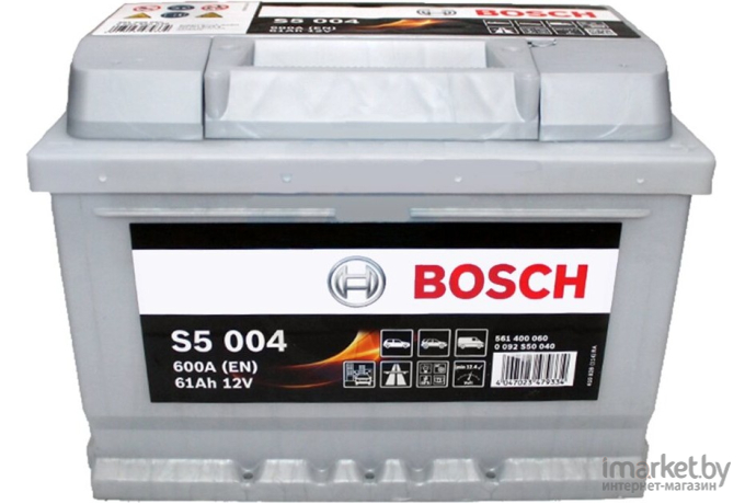 Автомобильный аккумулятор Bosch S5 004 561 400 060 / 0092S50040 (61 А/ч)