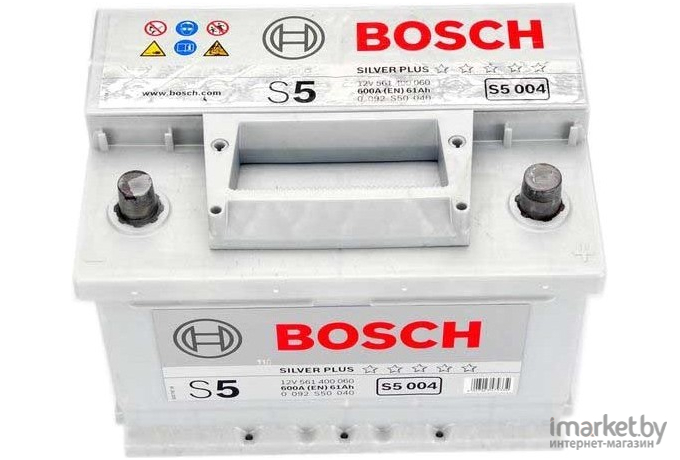 Автомобильный аккумулятор Bosch S5 004 561 400 060 / 0092S50040 (61 А/ч)