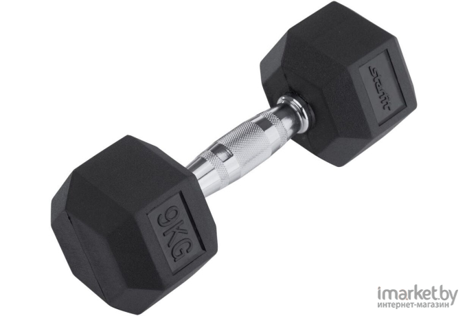 Гантель цельная Starfit DB-301 9 кг черный