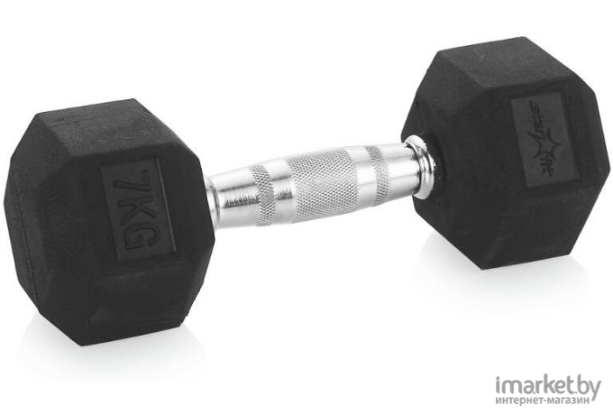 Гантель цельная Starfit DB-301 7 кг черный