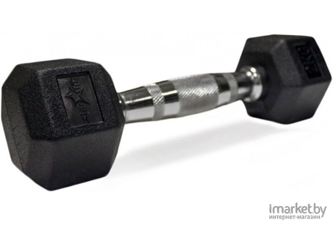 Гантель цельная Starfit DB-301 6 кг черный