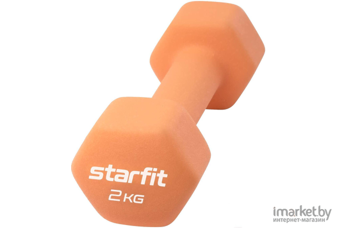 Гантель цельная Starfit DB-201 2 кг оранжевый