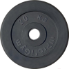 Диск для штанги обрезиненный ProfiGym d51 мм 20 кг черный