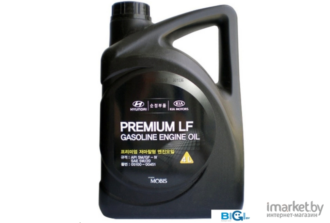 Моторное масло Hyundai/KIA Premium LF Gasoline 5W20 / 0510000451 (4л)