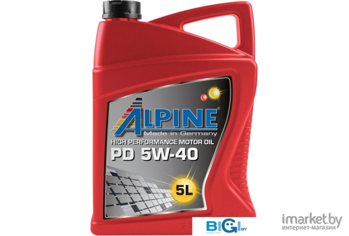 Моторное масло ALPINE PD Pumpe-Duse 5W40 / 0100162 (5л)