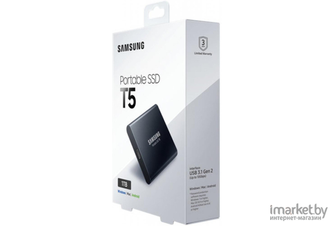 Внешний SSD Samsung T5 1TB (MU-PA1T0B/WW)