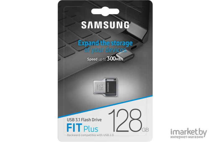 Флешка Samsung FIT Plus 128GB [MUF-128AB/APC]