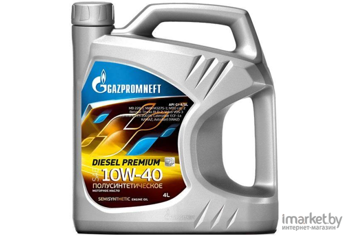 Моторное масло Gazpromneft Diesel Premium 10W40 / 253142105 (5л)