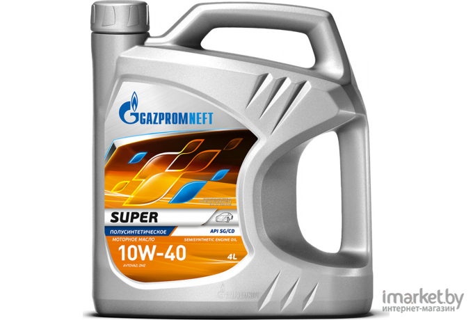 Моторное масло Gazpromneft Super 10W40 / 253142142 (4л)