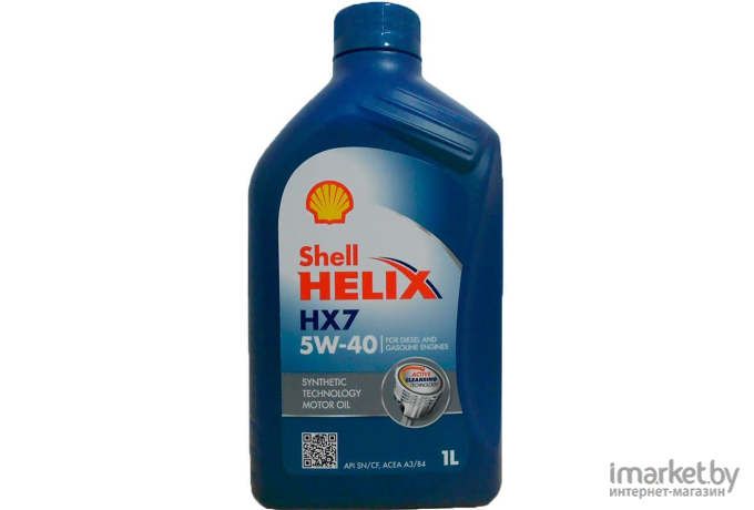 Моторное масло Shell Helix HX7 5W40 / 550046374 (1л)