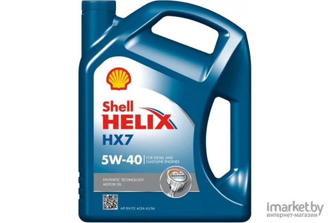 Моторное масло Shell Helix HX7 5W40 / 550046374 (1л)