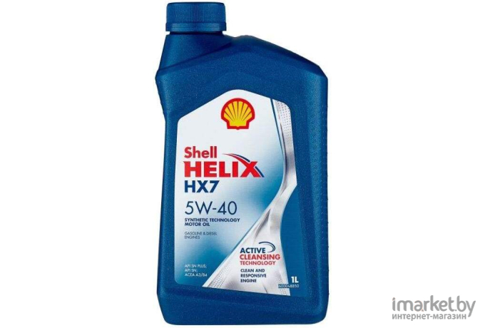 Моторное масло Shell Helix HX7 5W40 / 550046374 (1л)