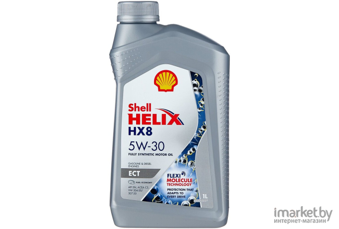 Моторное масло Shell Helix HX8 ECT 5W30 / 550048036 (1л)