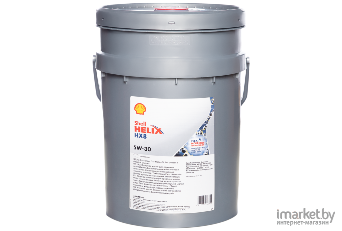 Моторное масло Shell Helix HX8 Synthetic 5W30 / 550046372 (1л)