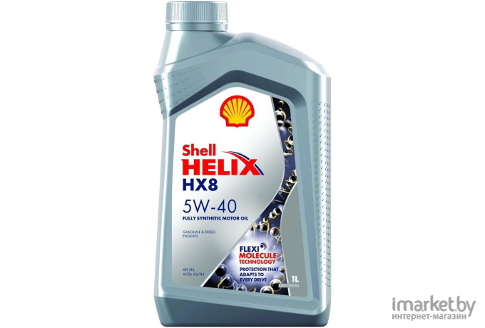 Моторное масло Shell Helix HX8 Synthetic 5W40 / 550046362 (4л)