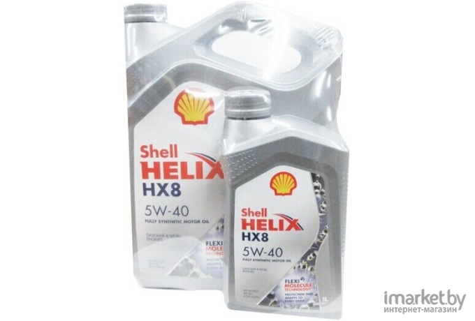 Моторное масло Shell Helix HX8 Synthetic 5W40 / 550046362 (4л)