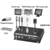 Коммутатор SC&T Конвертор-скалер CV+A - HDMI,CV,VGA+A [AD001HH]