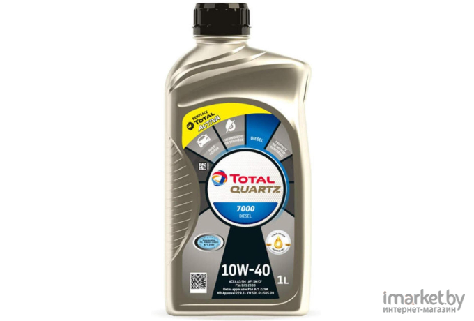 Моторное масло Total Quartz 7000 Diesel 10W40 / 201534 (1л)