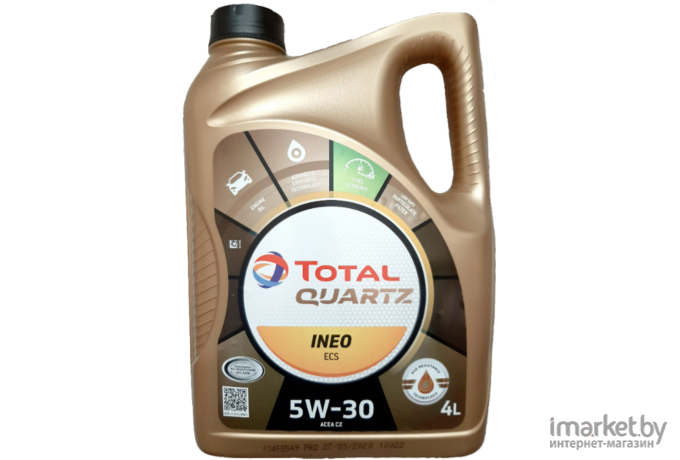 Моторное масло Total Quartz Ineo ECS 5W30 / 151510 (4л)