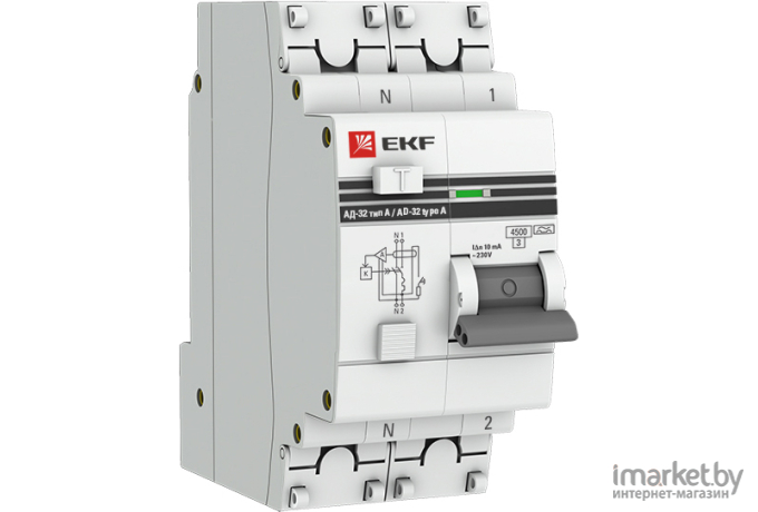 Дифференциальный автомат EKF АД-32-25А-30мА PROxima